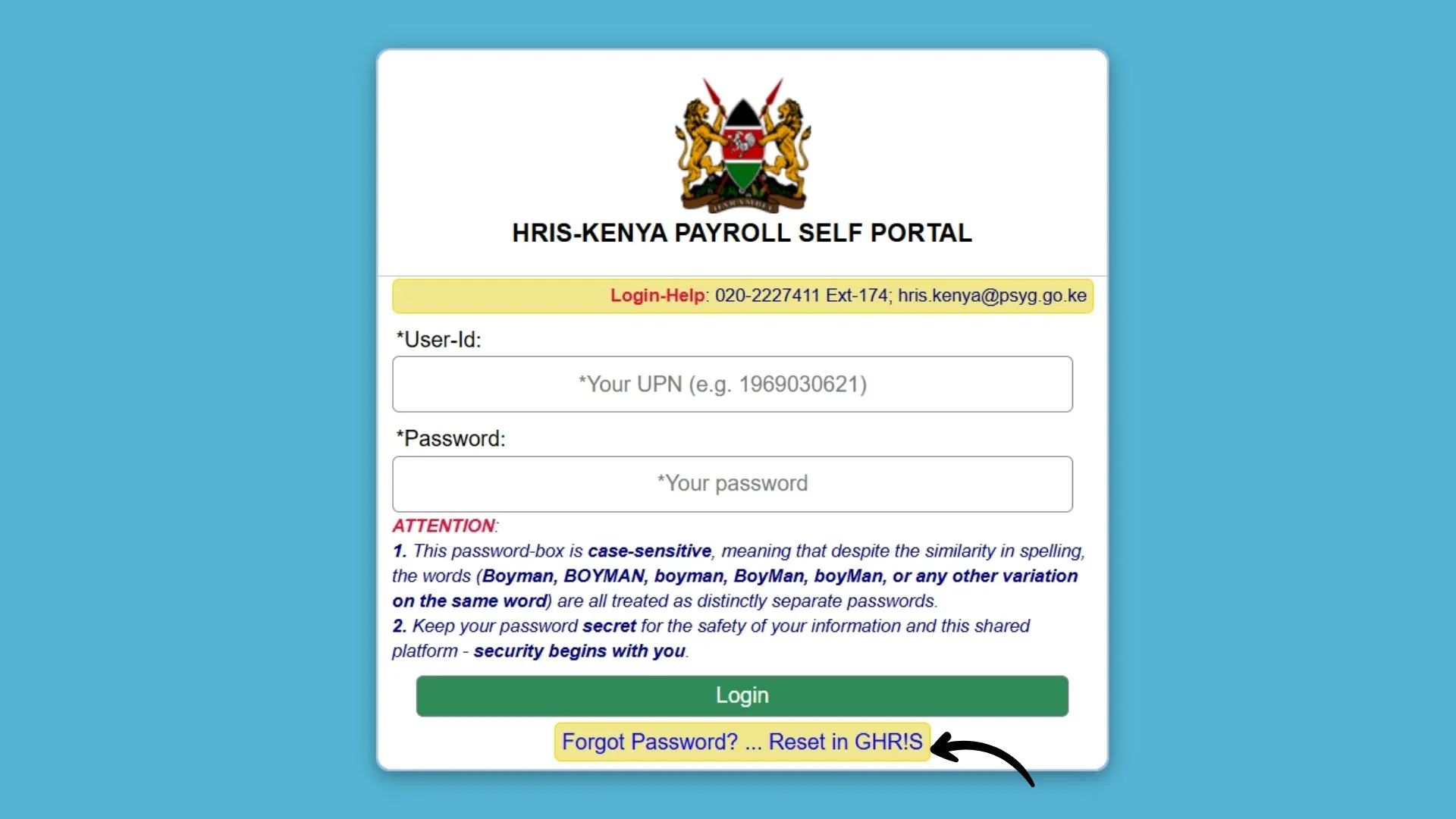 UHR Payslip Kenya: How to Log In, Download, and View Your Payslip Online 7 UHR payslip forgot password