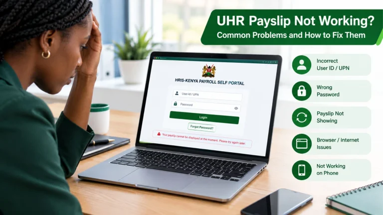 uhr payslip not working